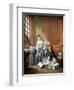 La marchande de modes-Francois Boucher-Framed Giclee Print