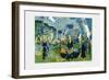 La marchande de poissons I-Jean-claude Picot-Framed Limited Edition