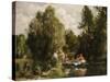 La Mare Aux Fees-Pierre-Auguste Renoir-Stretched Canvas