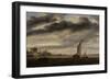 La Marine d'Or, soleil couchant-Salomon Van Ruysdael-Framed Giclee Print