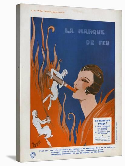 La Marque de Feu, Magazine Advertisement, France, 1910-null-Stretched Canvas