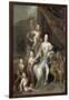 La marquise de Montespan entourée de ses quatre premiers enfants légitimés, en 1677-Charles de La Fosse-Framed Giclee Print