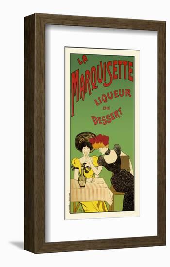 La marquisette liqueur de dessert-Leonetto Cappiello-Framed Art Print