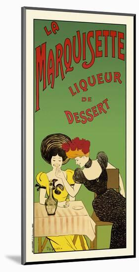 La marquisette liqueur de dessert-Leonetto Cappiello-Mounted Art Print