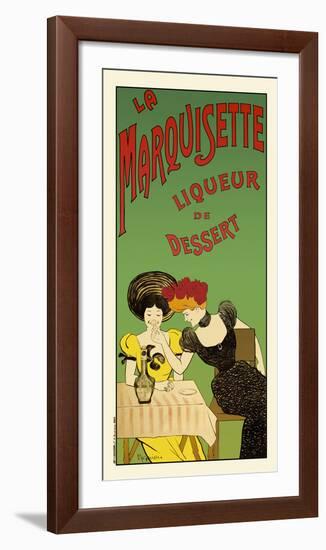 La marquisette liqueur de dessert-Leonetto Cappiello-Framed Art Print