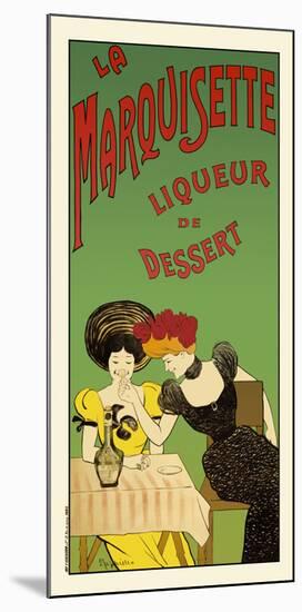 La marquisette liqueur de dessert-Leonetto Cappiello-Mounted Art Print