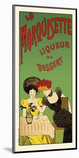 La marquisette liqueur de dessert-Leonetto Cappiello-Mounted Giclee Print