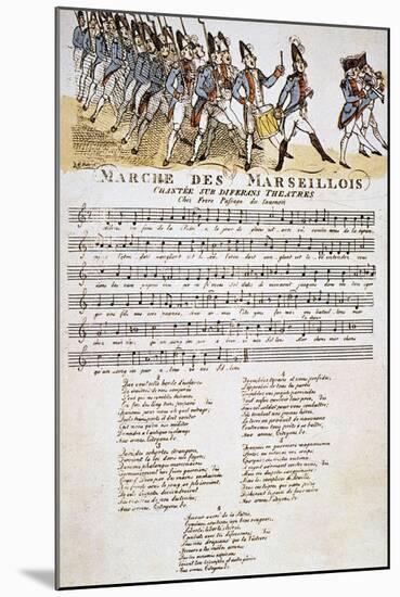 La Marseillaise-null-Mounted Giclee Print