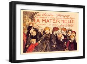 La Maternelle: Comedie en 3 Actes, c.1920-Théophile Alexandre Steinlen-Framed Art Print