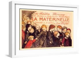 La Maternelle: Comedie en 3 Actes, c.1920-Théophile Alexandre Steinlen-Framed Art Print