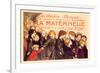 La Maternelle: Comedie en 3 Actes, c.1920-Théophile Alexandre Steinlen-Framed Premium Giclee Print