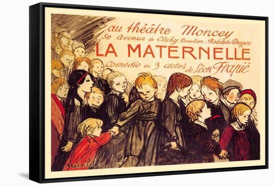 La Maternelle: Comedie en 3 Actes, c.1920-Théophile Alexandre Steinlen-Framed Stretched Canvas