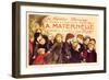 La Maternelle: Comedie en 3 Actes, c.1920-Théophile Alexandre Steinlen-Framed Premium Giclee Print