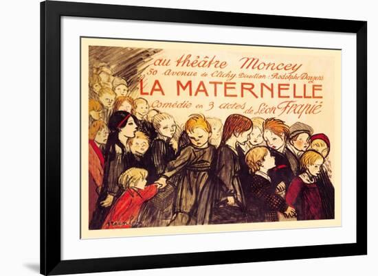 La Maternelle: Comedie en 3 Actes, c.1920-Théophile Alexandre Steinlen-Framed Art Print