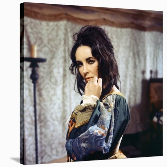 La Megere Apprivoisee THE TAMING OF THE SHREW by FrancoZeffirelli with Elizabeth Taylor, 1967 (phot-null-Stretched Canvas