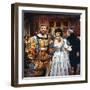 La Megere Apprivoisee THE TAMING OF THE SHREW by FrancoZeffirelli with Richard Burton and Elizabeth-null-Framed Photo