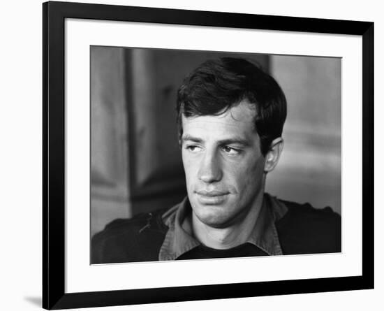 La Mer a boire MARE MATTO by RenatoCastellani with Jean-paul Belmondo, 1963 (b/w photo)-null-Framed Photo