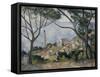 La mer à l'Estaque-Paul Cézanne-Framed Stretched Canvas