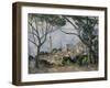 La mer à l'Estaque-Paul Cézanne-Framed Giclee Print