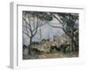 La mer à l'Estaque-Paul Cézanne-Framed Giclee Print