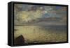 La Mer de Dieppe-Eugene Delacroix-Framed Stretched Canvas