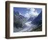 La Mer De Glace Glacier, Chamonix, Savoie (Savoy), France-Michael Jenner-Framed Photographic Print