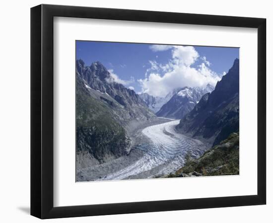 La Mer De Glace Glacier, Chamonix, Savoie (Savoy), France-Michael Jenner-Framed Photographic Print