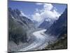 La Mer De Glace Glacier, Chamonix, Savoie (Savoy), France-Michael Jenner-Mounted Photographic Print