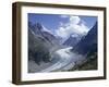 La Mer De Glace Glacier, Chamonix, Savoie (Savoy), France-Michael Jenner-Framed Photographic Print