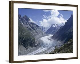 La Mer De Glace Glacier, Chamonix, Savoie (Savoy), France-Michael Jenner-Framed Photographic Print