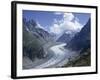 La Mer De Glace Glacier, Chamonix, Savoie (Savoy), France-Michael Jenner-Framed Photographic Print