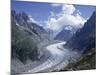 La Mer De Glace Glacier, Chamonix, Savoie (Savoy), France-Michael Jenner-Mounted Photographic Print
