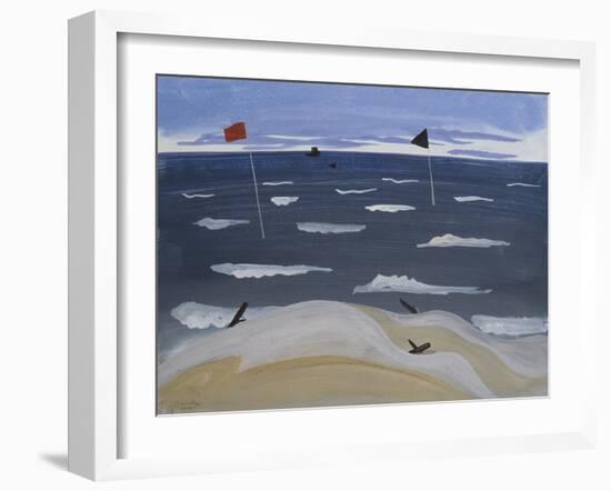 La Mer par Mistral, 1987-Marie Hugo-Framed Giclee Print