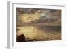 La Mer vue des hauteurs de Dieppe-Eugene Delacroix-Framed Giclee Print