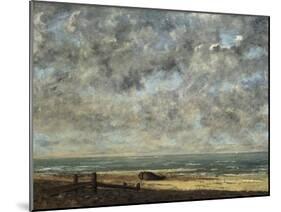 La Mer-Gustave Courbet-Mounted Giclee Print