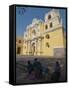 La Merced Church, Antigua, UNESCO World Heritage Site, Guatemala, Central America-Sergio Pitamitz-Framed Stretched Canvas