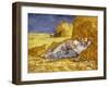 La Méridienne Ou La Sieste, Siesta at Noon, after 1866 Pastel Drawing by Millet, 1890-Vincent van Gogh-Framed Giclee Print