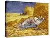 La Méridienne Ou La Sieste, Siesta at Noon, after 1866 Pastel Drawing by Millet, 1890-Vincent van Gogh-Stretched Canvas