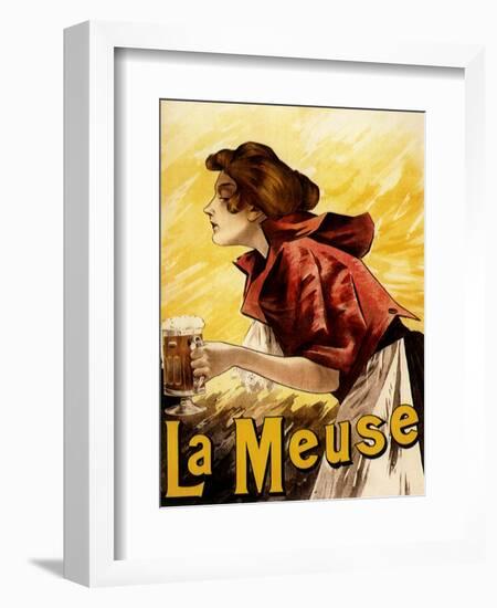 La Meuse Beer, c.1900-null-Framed Giclee Print