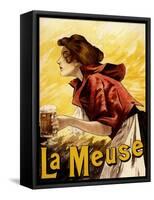 La Meuse Beer, c.1900-null-Framed Stretched Canvas