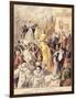 La Mi-Carême à Montmartre - cortège de la vache enragée-F. Méaulle-Framed Giclee Print