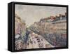 'La Mi-Careme sur les Boulevards', 1897-Camille Pissarro-Framed Stretched Canvas