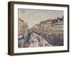 'La Mi-Careme sur les Boulevards', 1897-Camille Pissarro-Framed Giclee Print