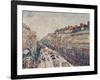 'La Mi-Careme sur les Boulevards', 1897-Camille Pissarro-Framed Giclee Print