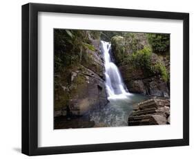 La Mina Waterfall, El Yunque, Puerto Rico-George Oze-Framed Photographic Print