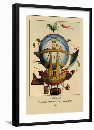 La Minerve, 1803-null-Framed Art Print