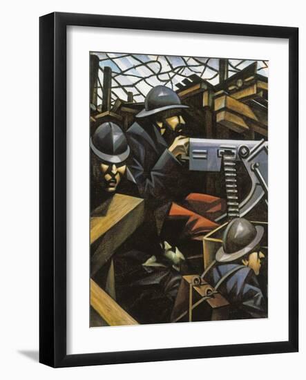 La Mitrailleuse-Christopher Richard Wynne Nevinson-Framed Giclee Print