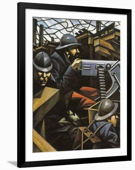 La Mitrailleuse-Christopher Richard Wynne Nevinson-Framed Giclee Print