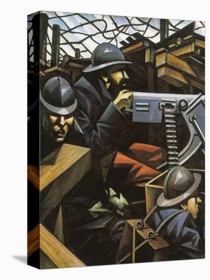 La Mitrailleuse-Christopher Richard Wynne Nevinson-Stretched Canvas