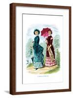 La Mode Illustree: by a Pond-null-Framed Art Print